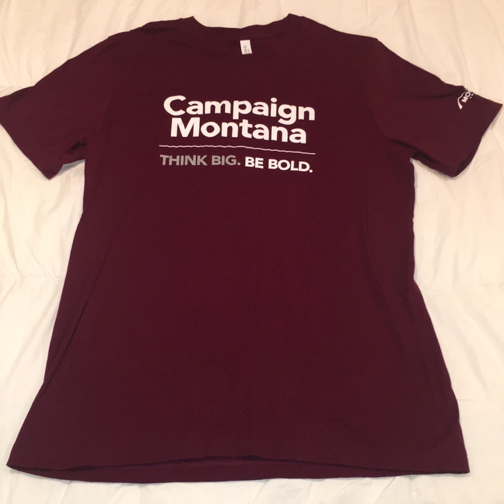Maroon "Campaign Montana" Tee